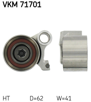 Tensioner Pulley, timing belt - VKM 71701 SKF