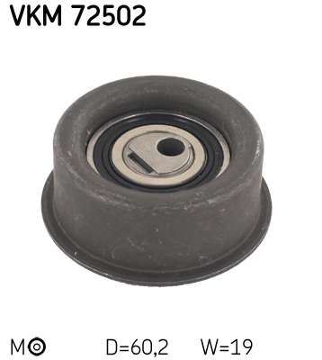 Tensioner Pulley, timing belt - VKM 72502 SKF