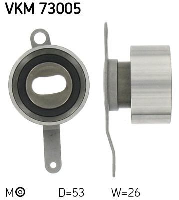 Tensioner Pulley, timing belt - VKM 73005 SKF