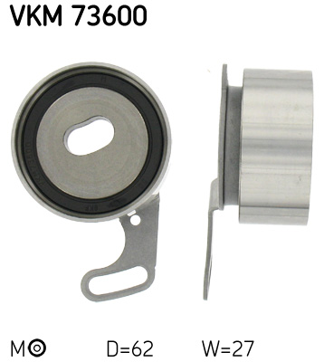 Tensioner Pulley, timing belt - VKM 73600 SKF