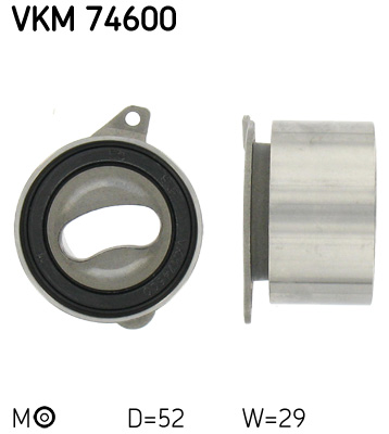 Tensioner Pulley, timing belt - VKM 74600 SKF