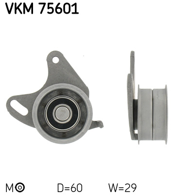 Tensioner Pulley, timing belt - VKM 75601 SKF