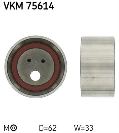 Tensioner Pulley, timing belt - VKM 75614 SKF