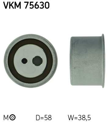 Tensioner Pulley, timing belt - VKM 75630 SKF