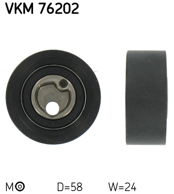 Tensioner Pulley, timing belt - VKM 76202 SKF