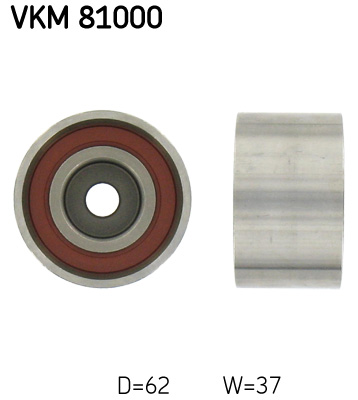 Deflection/Guide Pulley, timing belt - VKM 81000 SKF
