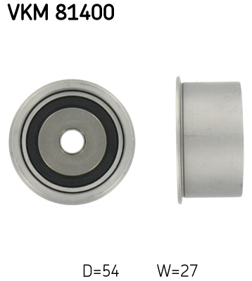 Deflection/Guide Pulley, timing belt - VKM 81400 SKF