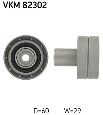 Deflection/Guide Pulley, timing belt - VKM 82302 SKF