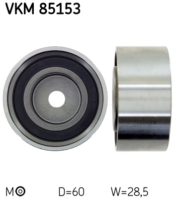 Deflection/Guide Pulley, timing belt - VKM 85153 SKF