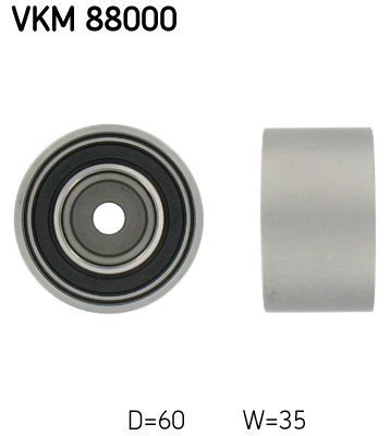 Deflection/Guide Pulley, timing belt - VKM 88000 SKF