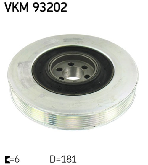 Belt Pulley, crankshaft - VKM 93202 SKF