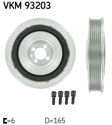 Riemenscheibe, Kurbelwelle - VKM 93203 SKF