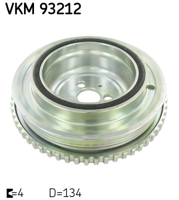 Belt Pulley, crankshaft - VKM 93212 SKF
