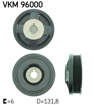 Belt Pulley, crankshaft - VKM 96000 SKF