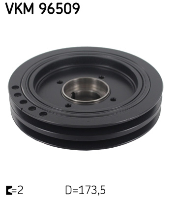 Belt Pulley, crankshaft - VKM 96509 SKF