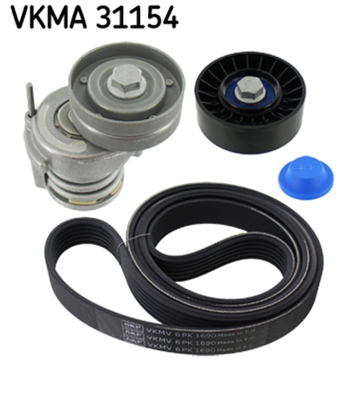 V-Ribbed Belt Set - VKMA 31154 SKF