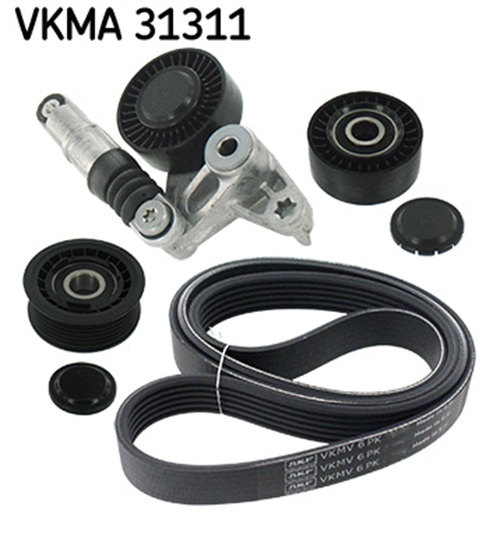 V-Ribbed Belt Set - VKMA 31311 SKF