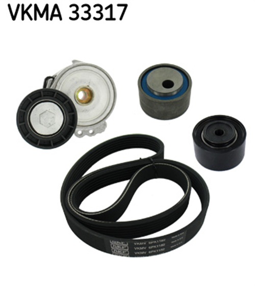 V-Ribbed Belt Set - VKMA 33317 SKF