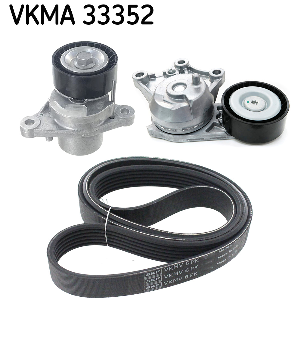 V-Ribbed Belt Set - VKMA 33352 SKF