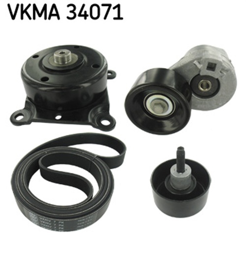 V-Ribbed Belt Set - VKMA 34071 SKF