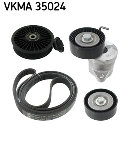 V-Ribbed Belt Set - VKMA 35024 SKF