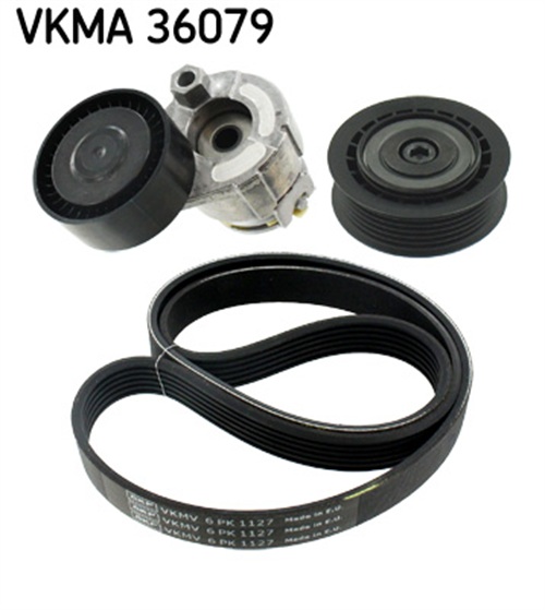 V-Ribbed Belt Set - VKMA 36079 SKF