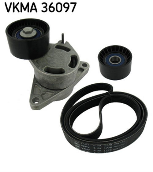 V-Ribbed Belt Set - VKMA 36097 SKF
