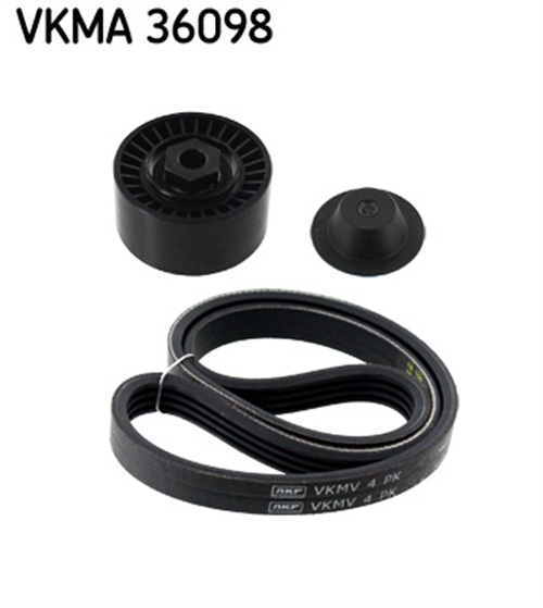 V-Ribbed Belt Set - VKMA 36098 SKF