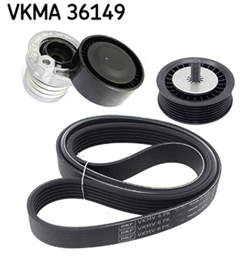 V-Ribbed Belt Set - VKMA 36149 SKF