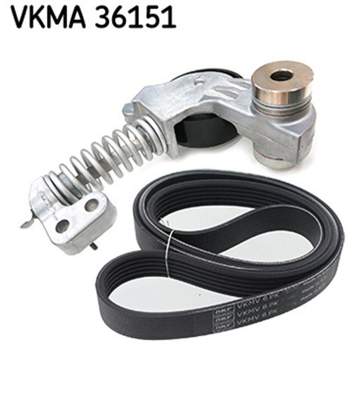 V-Ribbed Belt Set - VKMA 36151 SKF