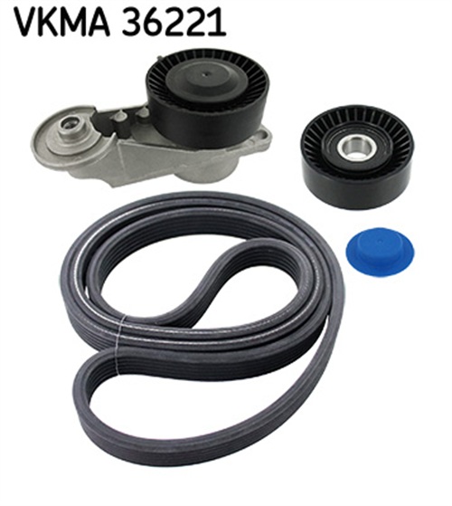 V-Ribbed Belt Set - VKMA 36221 SKF