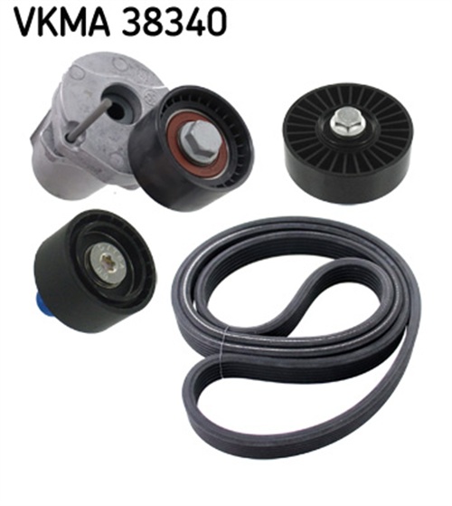 V-Ribbed Belt Set - VKMA 38340 SKF