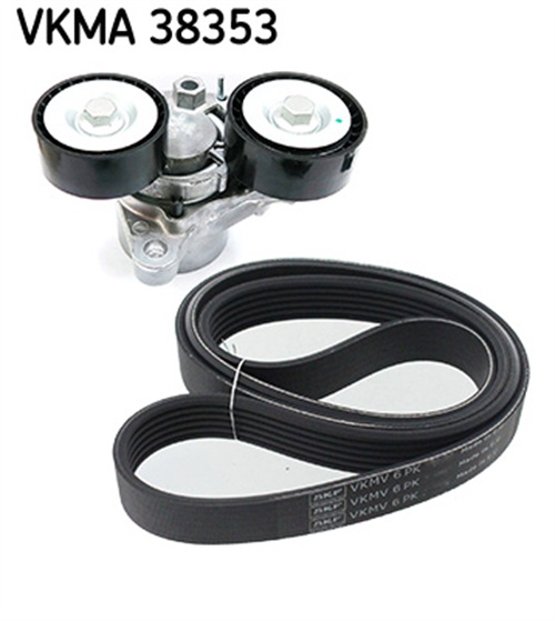 V-Ribbed Belt Set - VKMA 38353 SKF