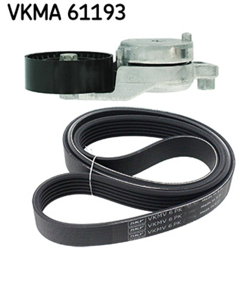 V-Ribbed Belt Set - VKMA 61193 SKF