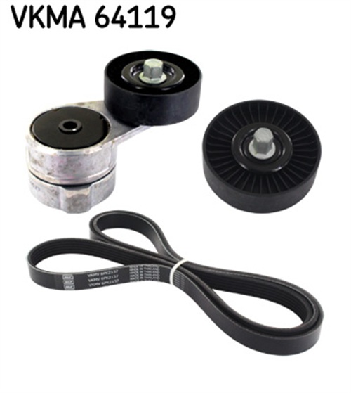 V-Ribbed Belt Set - VKMA 64119 SKF