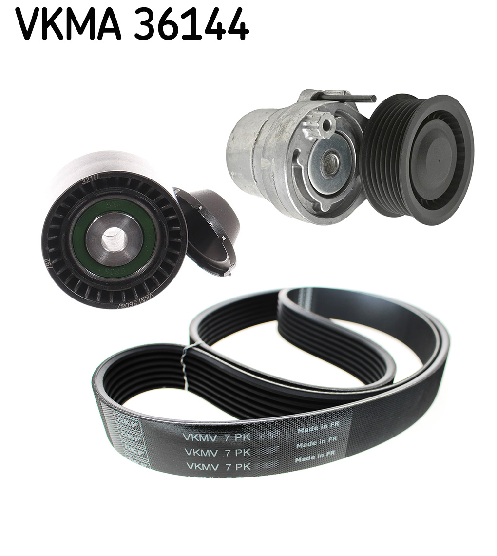 V-Ribbed Belt Set - VKMA 36144 SKF