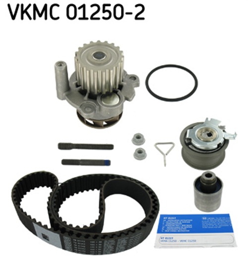 Water Pump & Timing Belt Set - VKMC 01250-2 SKF
