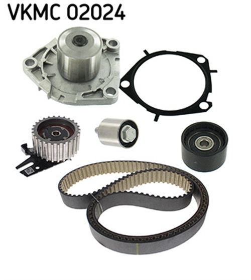 Water Pump & Timing Belt Set - VKMC 02024 SKF