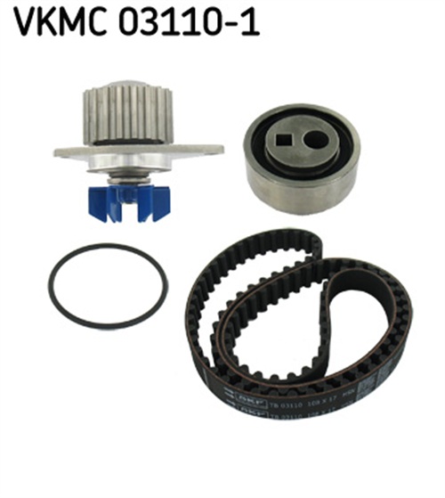 Pompa acqua + Kit cinghie dentate - VKMC 03110-1 SKF