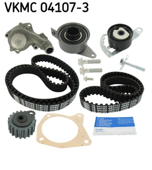Water Pump & Timing Belt Set - VKMC 04107-3 SKF