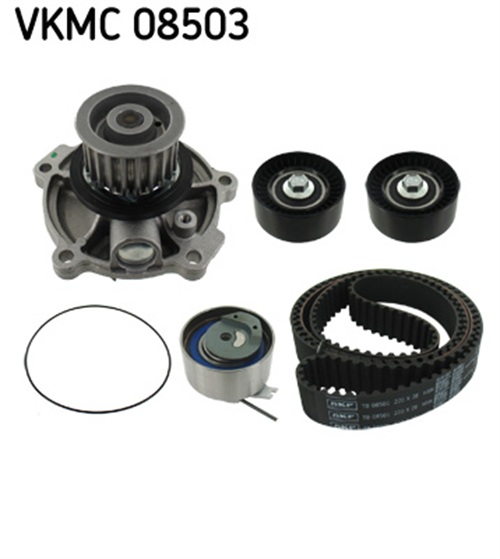 Water Pump & Timing Belt Set - VKMC 08503 SKF
