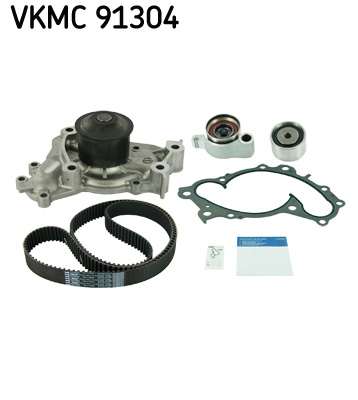 Water Pump & Timing Belt Set - VKMC 91304 SKF