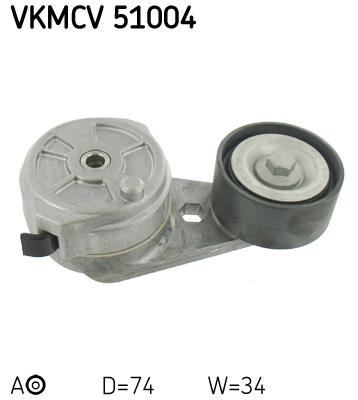 Belt Tensioner, V-ribbed belt - VKMCV 51004 SKF