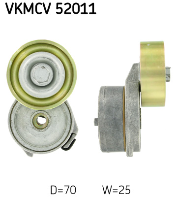 Belt Tensioner, V-ribbed belt - VKMCV 52011 SKF