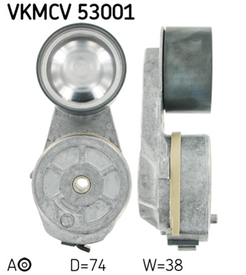 Belt Tensioner, V-ribbed belt - VKMCV 53001 SKF