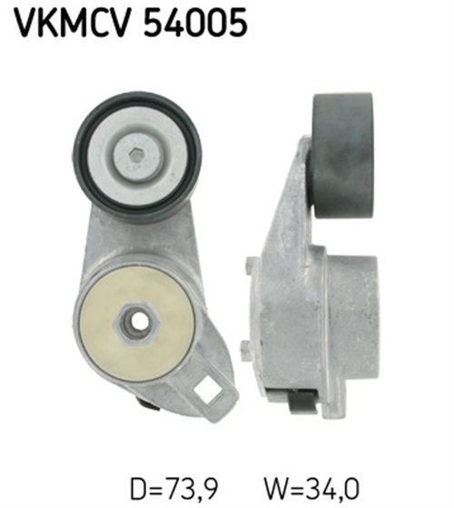 Belt Tensioner, V-ribbed belt - VKMCV 54005 SKF