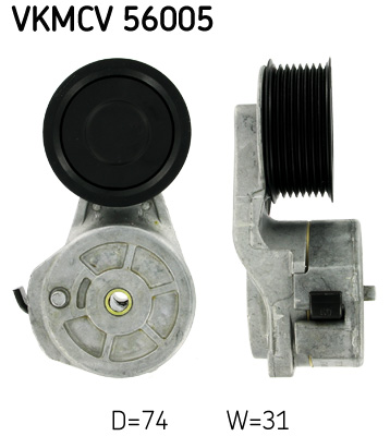 Belt Tensioner, V-ribbed belt - VKMCV 56005 SKF