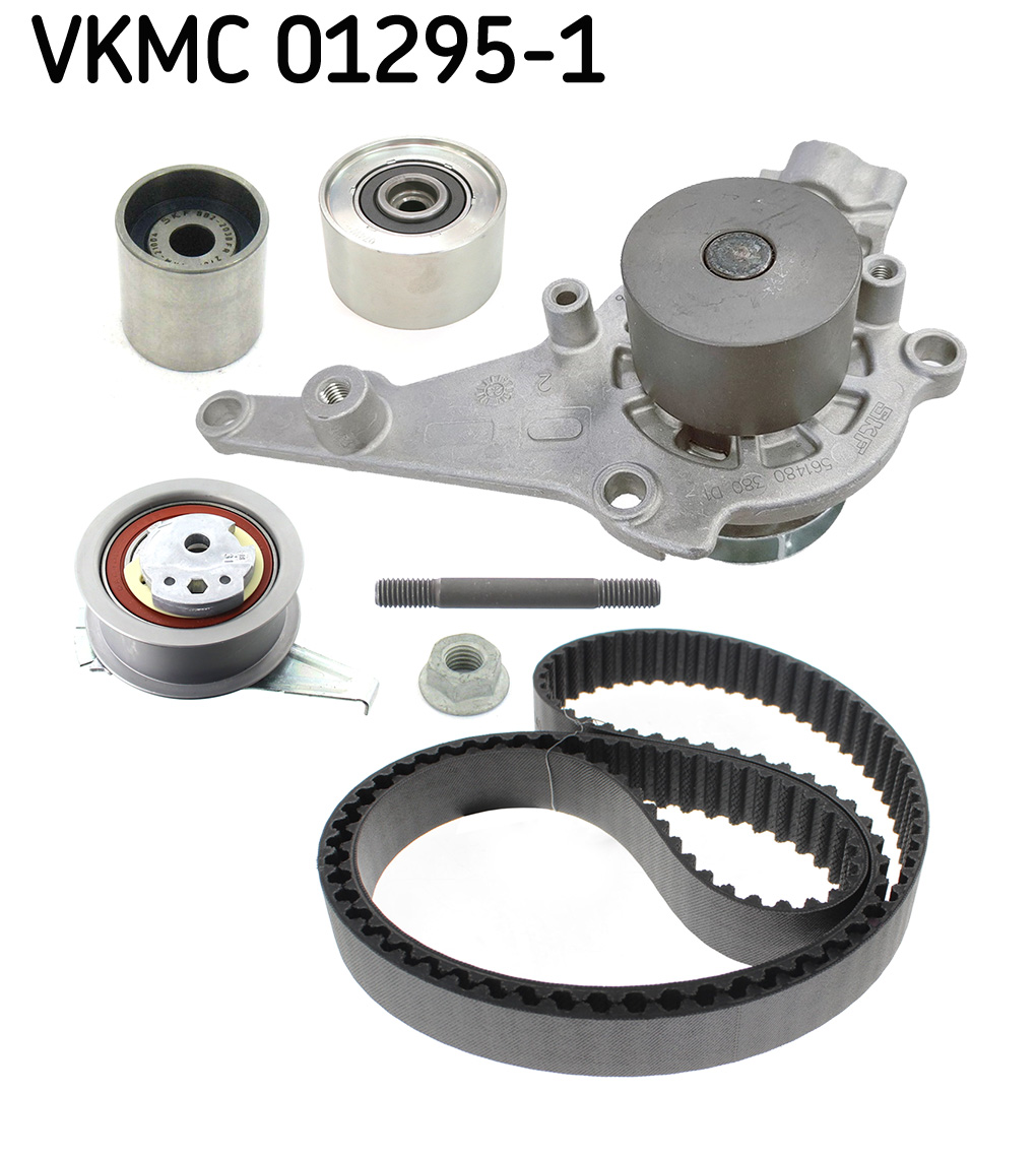 Water Pump & Timing Belt Set - VKMC 01295-1 SKF