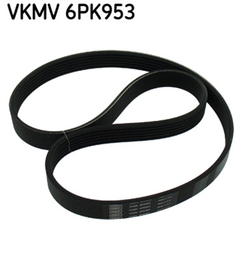 V-Ribbed Belt - VKMV 6PK953 SKF