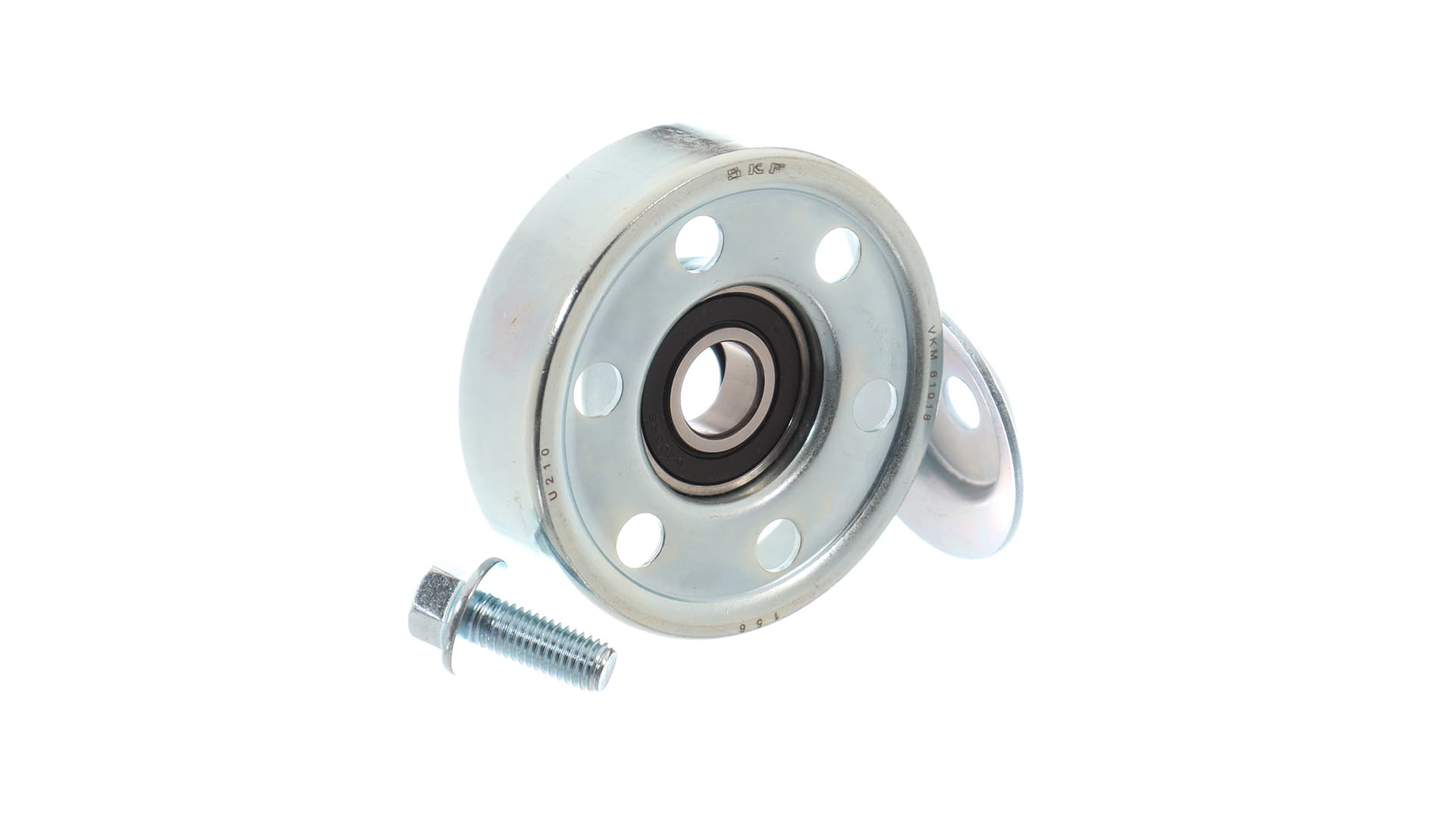 Deflection/Guide Pulley, V-ribbed belt - VKM 61018 SKF